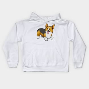 Dog - Pembroke Welsh Corgi - Sable Kids Hoodie